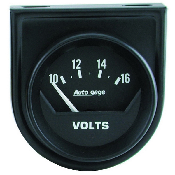 2-1/16" VOLTMETER, 10-16V, AUTO GAGE